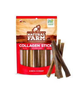 Natural Farm Collagen Sticks 15cm 5 Pack